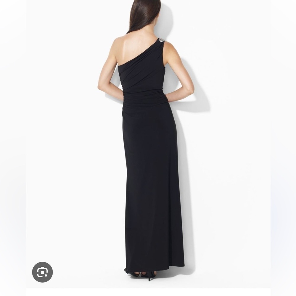 New - Snejana One Shoulder Evening Gown - Picture 3 of 8
